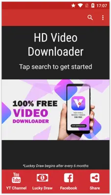 HD Video Downloader android App screenshot 0